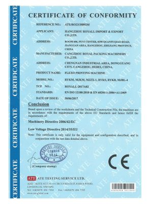 Flexo printing machine