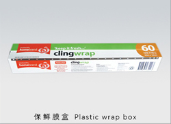 Plastic wrap box